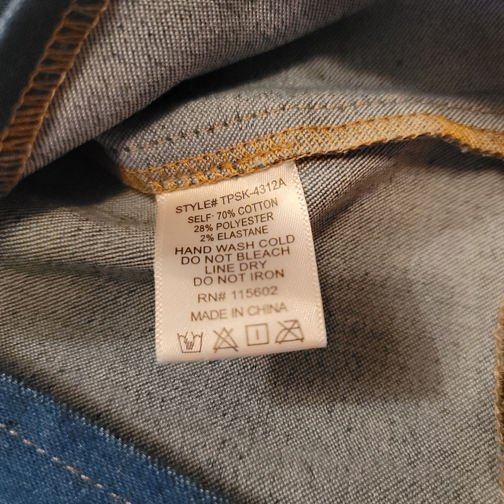 Skylar + Madison Y2K Mini Jean Skirt - Picture 7 of 7